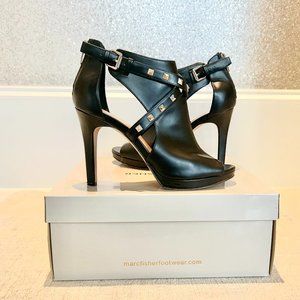 Marc Fisher Women Shoes, Black Bootie, Size 8.5